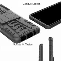 Handy Tasche für Samsung Galaxy Case Panzer Hülle Cover Schutzhülle Etui Bumper Galaxy S20 SM-G980 Grün