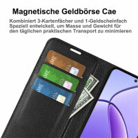Hülle für Realme 12 5G Handyhülle Klapphülle Schutzhülle Etui mit Kartenfächern