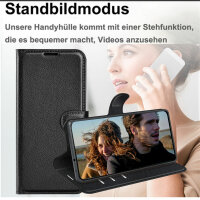 Hülle für Realme 12 5G Handyhülle Klapphülle Schutzhülle Etui mit Kartenfächern