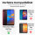 Handy Tasche Lenovo Motorola Panzer Hülle Hybrid Case Cover Schutzhülle Bumper Motorola Moto E6 Plus Schwarz