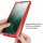 360° Grad Hülle Xiaomi 14 Pro Handyhülle vollschutz Integriertem Displayschutz Rot