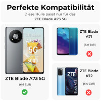 Handy Tasche ZTE Blade A73 5G Handyhülle Hülle...