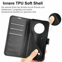 Handy Tasche ZTE Blade A73 5G Handyhülle Hülle Wallet Case Flip Cover Leder Etui