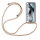 Handykette für Samsung S21 S22 S23 S24 FE Plus Ultra Handyhülle mit Band Hülle Galaxy S24+ Beige / Braun