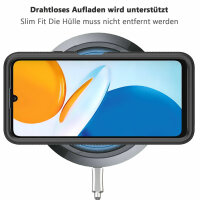 Panzer Hülle Handy Tasche 360 Grad TPU vollschutz mit Integriertem Displayschutz Honor X7