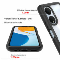 Panzer Hülle Handy Tasche 360 Grad TPU vollschutz mit Integriertem Displayschutz Honor X7