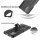 Schutz Hülle Xiaomi Handy Tasche Case Cover Silikon Schale Outdoor Handyhülle BF Xiaomi Redmi Note 10 Schwarz