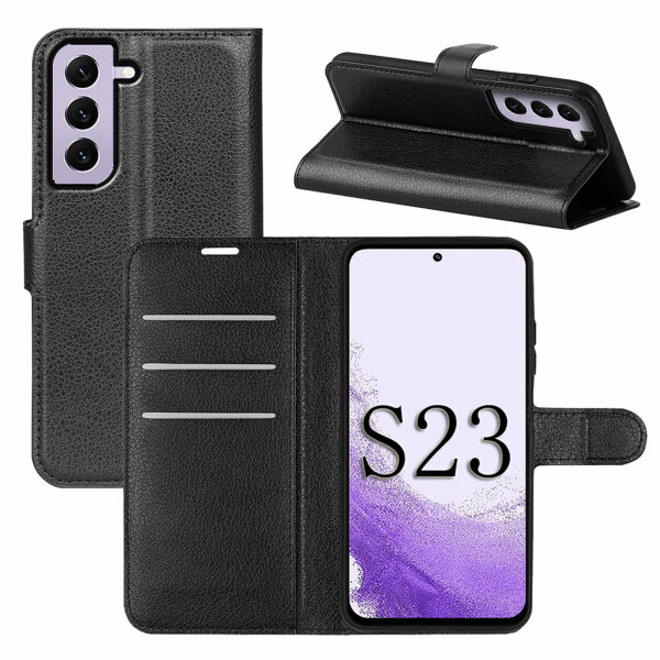 Hülle für Samsung Galaxy S23 Handyhülle Handy Tasche Klapphülle Flipcase Etui