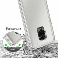Xiaomi Hülle Durchsichtige Handy Tasche Stoßfeste Schutzhülle Handyhülle Cover Xiaomi Redmi Note 9 Pro / Note 9S