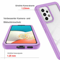 Hülle für Samsung Galaxy A53 5G, ( SM-A536 ) Handy Tasche Case Cover Bumper TPU