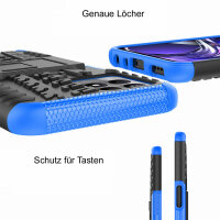 Hülle für Realme 8i - Hülle Schutzhülle Handy Tasche Outdoor Case Cover Bumper Blau