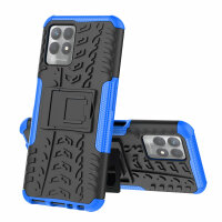 Hülle für Realme 8i - Hülle Schutzhülle Handy Tasche Outdoor Case Cover Bumper Blau