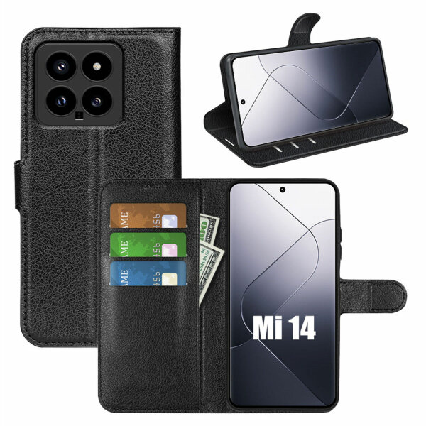 Hülle für Xiaomi 14 Handyhülle Handy Tasche Klapphülle Flipcase Wallet Case Etui