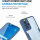 360° Grad Hülle Xiaomi Redmi Note 10 Pro vollschutz Integriertem Displayschutz Blau