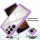 Hülle für Samsung Galaxy S24 Ultra Handyhülle 2 Teilig Bumper Case Kantenschutz Lila