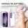 Hülle für Samsung Galaxy S24 Ultra Handyhülle 2 Teilig Bumper Case Kantenschutz Lila