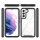 Panzer Hülle Handy Tasche 360 Grad TPU vollschutz mit Integriertem Displayschutz Samsung Galaxy S22 Ultra