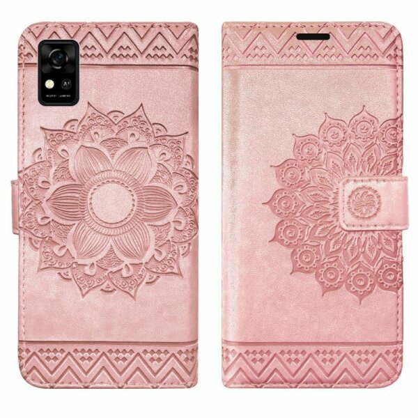 Handy Tasche für ZTE Blade Hülle Schutzhülle Klapphülle Flip Case Schale Etui BF Rosegold Blade A31