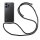 Handykette für Xiaomi Redmi 12 Handyhülle mit Band Case Hülle mit Kordel Hand Schwarz