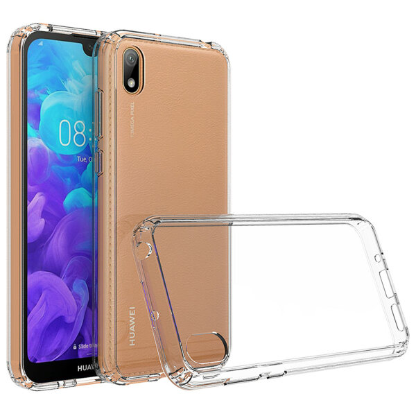 Huawei Hülle Crystal Panzer Case Handy Tasche Outdoor Cover Bumper Schutzhülle Y5 2019