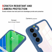 360° Grad Hülle für Samsung Galaxy S23 vollschutz Integriertem Displayschutz Blau