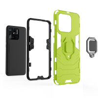 Xiaomi Redmi 10C, Hülle Schutzhülle Handyhülle Silikon Case 360° Drehbarer Ring