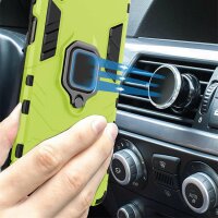 Xiaomi Redmi 10C, Hülle Schutzhülle Handyhülle Silikon Case 360° Drehbarer Ring