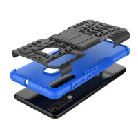 Outdoor Case Panzer Hülle Cover Huawei Handytasche Schutzhülle Handyhülle Handy Blau P30 Lite