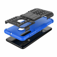 Outdoor Case Panzer Hülle Cover Huawei Handytasche Schutzhülle Handyhülle Handy Blau P30 Lite
