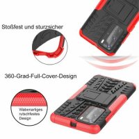 Outdoor Case Panzer Hülle Cover Huawei Handytasche Schutzhülle Handyhülle Handy Rot P40 Pro