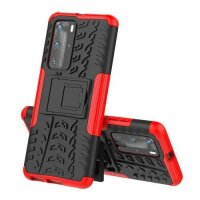 Outdoor Case Panzer Hülle Cover Huawei Handytasche Schutzhülle Handyhülle Handy Rot P40 Pro