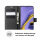 Handy Tasche für Samsung Galaxy A51 SM-A515 Hülle Case Buchhülle Klapphülle TPU PU-Leder Schwarz