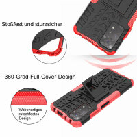 Hülle für Xiaomi Redmi Note 11 Pro 5G, Handytasche Silikon Case Cover Bumper TPU Rot