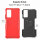 Hülle für Xiaomi Redmi Note 11 Pro 5G, Handytasche Silikon Case Cover Bumper TPU Rot
