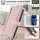 Handykette Xiaomi Hülle mit Band Handyhülle Kartenfächer PU Leder Umhängetasche Redmi Note 12 Pro 5G / Poco X5 Pro 5G Rosa