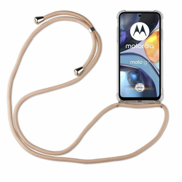 Handykette für Motorola Moto G22 Handyhülle mit Band Schutz Hülle Handy Tasche