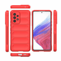 Handy Tasche für Samsung Galaxy A53 5G Hülle Handyhülle Outdoor Case Back Cover  Rot