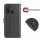 Handy Tasche Huawei Handyhülle Cover Case Klapp Schutz Hülle Etui Wallet Bumper Huawei P Smart 2020 Schwarz
