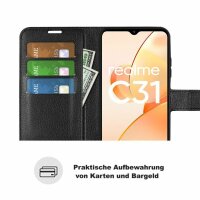 Realme C31 Handy Tasche Handyhülle Hülle Schutzhülle Klapphülle Flip Case Etui