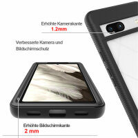 Panzer Hülle Handy Tasche 360 Grad TPU vollschutz mit Integriertem Displayschutz Google Pixel 7A