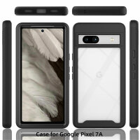 Panzer Hülle Handy Tasche 360 Grad TPU vollschutz mit Integriertem Displayschutz Google Pixel 7A