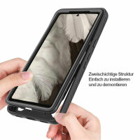 Panzer Hülle Handy Tasche 360 Grad TPU vollschutz mit Integriertem Displayschutz Google Pixel 7A
