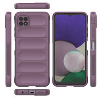 Hülle für Samsung Galaxy A22 5G - Schutzhülle Handyhülle - [Kamera Schutz] Case Lila