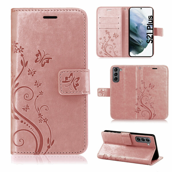 Handyhülle für Samsung Galaxy S21+ Plus 5G Hülle Handy Tasche Flip Case Etui TPU