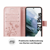 Handyhülle für Samsung Galaxy S21+ Plus 5G Hülle Handy Tasche Flip Case Etui TPU