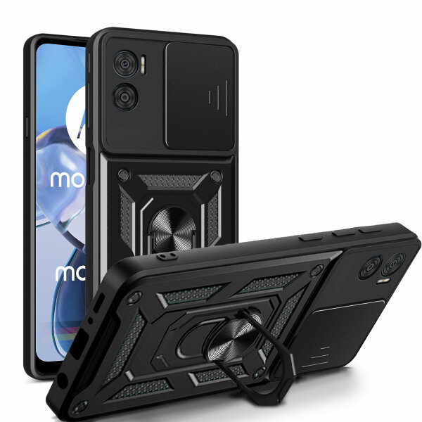 Motorola Moto E22 / E22i Handyhülle Handy Tasche Hülle Outdoor Back TPU Bumper