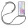 Handykette für Samsung Galaxy A35 Handyhülle mit Band Case Hülle mit Kordel Hand Grau