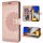 Handyhülle Hülle für Xiaomi POCO M4 Pro 4G, Handy Tasche Schutz Flip Case Schale Rosegold