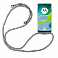 betterfon Handykette für Motorola Moto E13 Handyhülle mit Band Hülle Grau