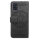 Handy Tasche für Samsung Galaxy A51 SM-A515 Hülle Case Buchhülle Klapphülle TPU Mandala Schwarz